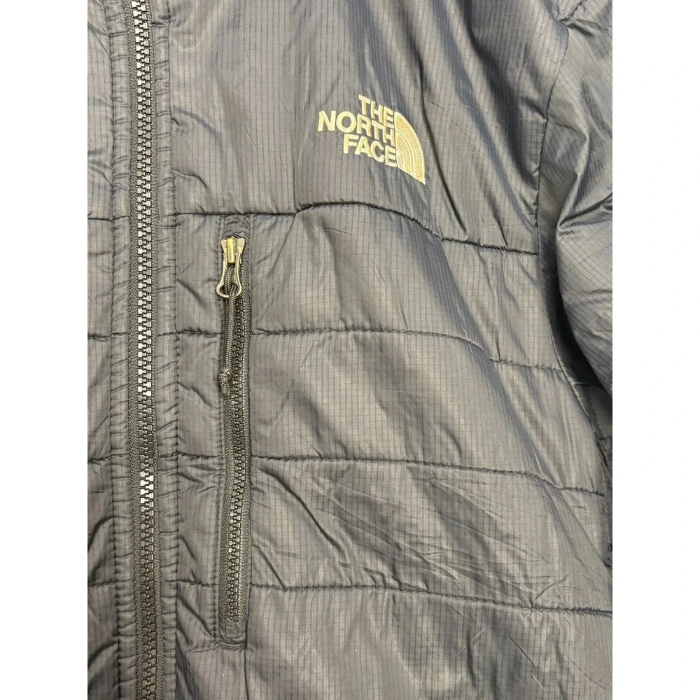 The North Face Puffer Jacket Mens Black Full Zip Long Sleeve Comfort‎ Outdoor M
